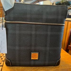 DOONEY & BOURKE COATED COTTON CROSSBODY/SHOULDER